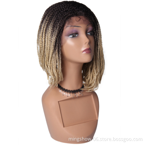 Ready to shp ombre blonde synthetic lace front wig heat resistant